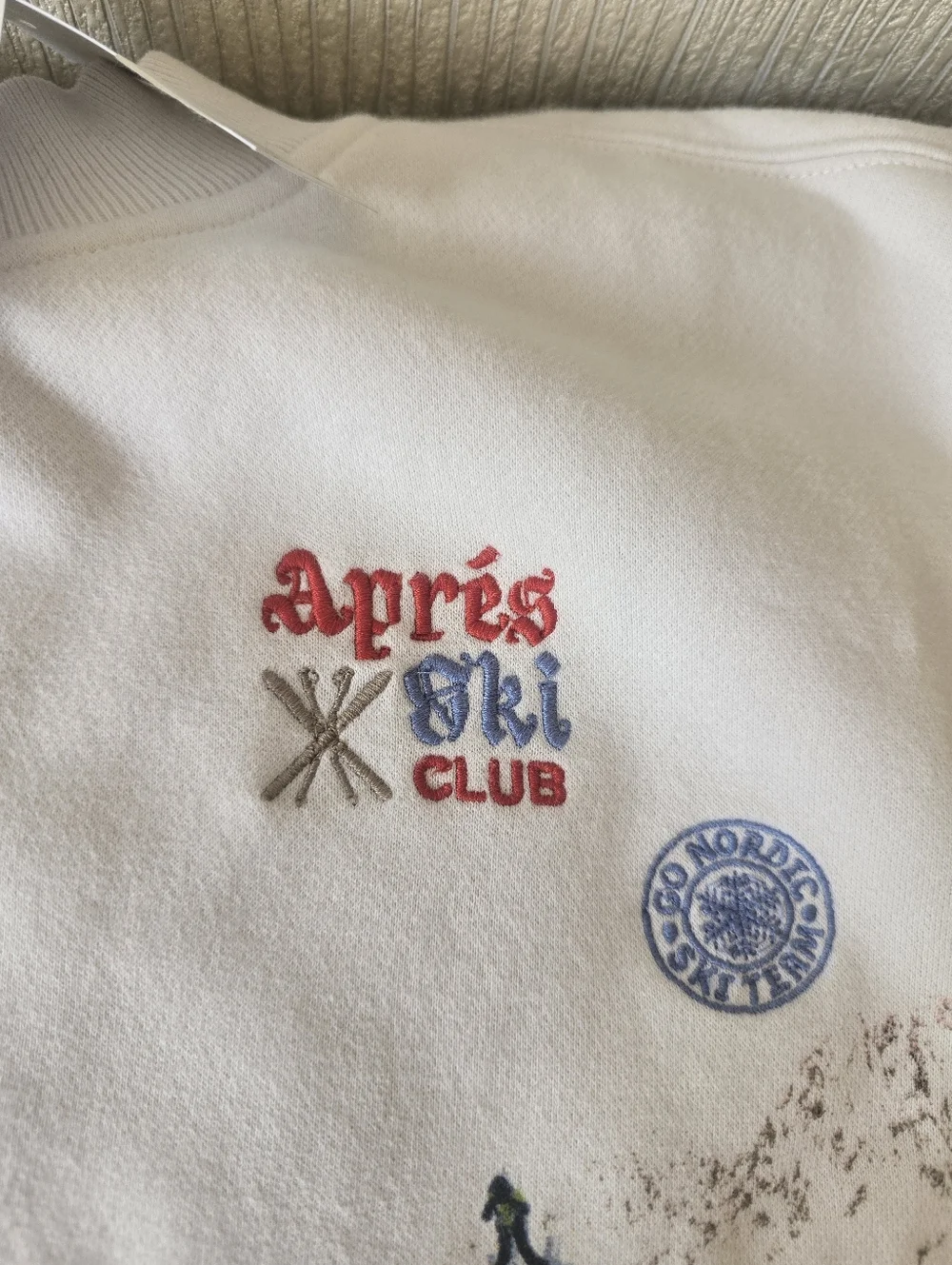 Abercrombie and fitch Apres Ski destination vintage crew neck Sweater - Picture 11 of 16